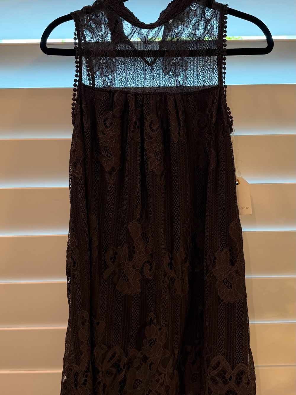 Coco + Jaimeson Navy Blue Lace Dress - Size S